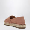 Chloé Pink espadrilles with logo embroidery
