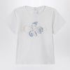 Chloé White T-shirt with logo print