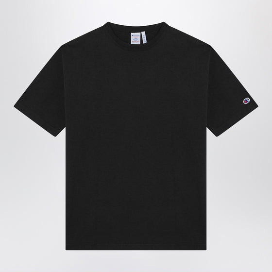 Champion Black cotton crew-neck T-shirt