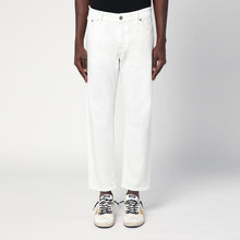 PT Torino Denim White cotton trousers