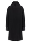 Herno Lamé Thread And Wool Coat