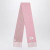 Acne Studios Pink/lilac scarf in wool and alpaca blend