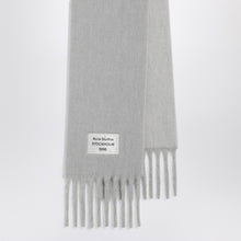  Acne Studios Grey/light grey scarf in wool and alpaca blend
