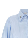 Elisabetta Franchi Cropped Shirt With Charms