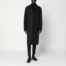 Harris Wharf London Khaki single-breasted wool coat