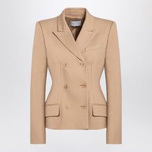  Sportmax Camel-coloured double-breasted jacket