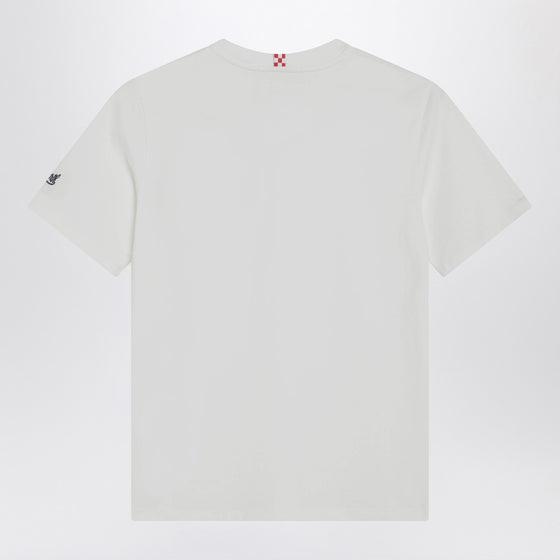 MC2 Saint Barth Arnott T-shirt in white with car embroidery