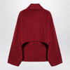 Loulou Studio Camila jacket in burgundy wool