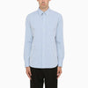 Salvatore Piccolo Blue cotton poplin button-down shirt