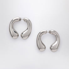  Panconesi P Helix silver earrings