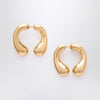 Panconesi P Helix gold earrings