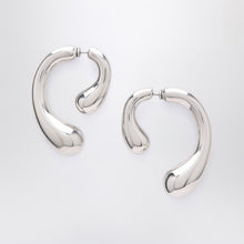  Panconesi P silver earrings