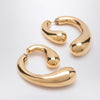 Panconesi P gold earrings