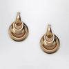 PANCONESI Gold-Tone Blow Up Drop Earrings