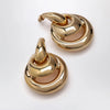 PANCONESI Gold-Tone Blow Up Drop Earrings