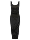 The Attico Dress With Transparencies