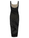 The Attico Dress With Transparencies