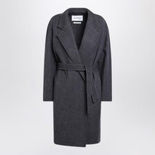  Max Mara Blue wool coat with denim effect