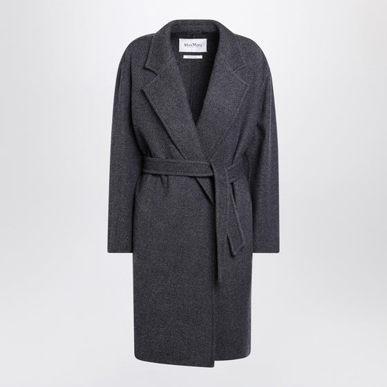 Max Mara Blue wool coat with denim effect