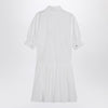 Max Mara Studio Short white cotton shirt dress