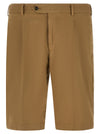 Pt Torino Stretch Cotton Bermuda Shorts