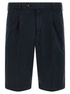 Pt Torino Stretch Cotton Bermuda Shorts