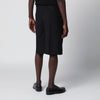 PT Torino Black cotton Bermuda shorts