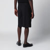 PT Torino Black cotton Bermuda shorts