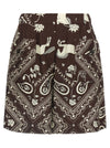 Alberto Biani Bandana Print Bermuda Shorts