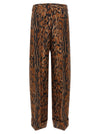 Alberto Biani Lynx Print Pants