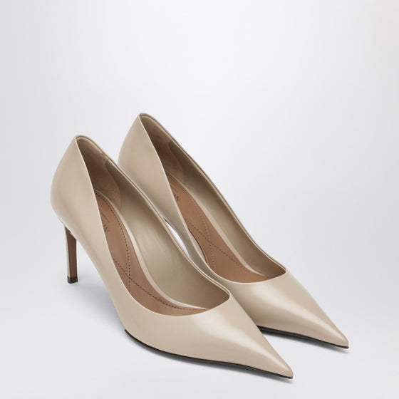 Dolce & Gabbana Dolce&Gabbana Beige calfskin décolleté devotion