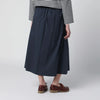 PT Torino Blue pleated cotton-blend skirt