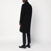 Harris Wharf London Black single-breasted wool coat