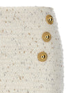 Balmain Fringed Tweed Skirt