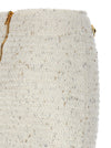 Balmain Fringed Tweed Skirt