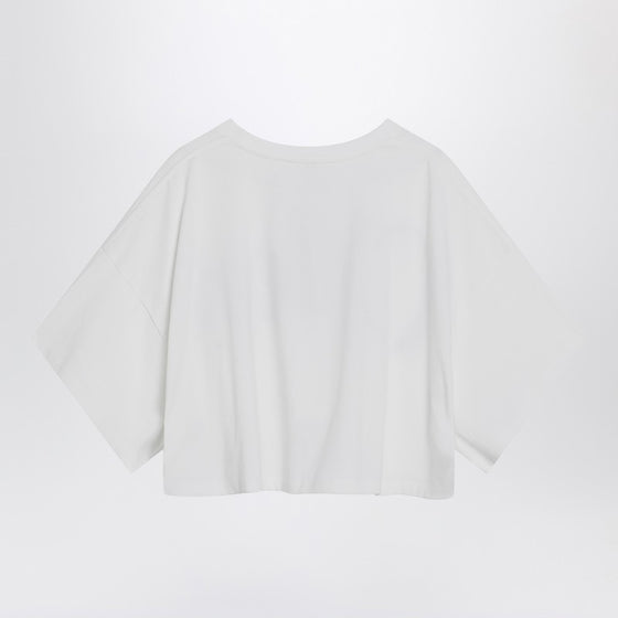 Chloé White boxy T-shirt with logo print