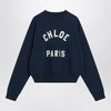 Chloé Navy blue sweatshirt with logo