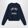 Chloé Navy blue sweatshirt with logo