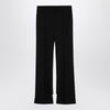 Chloé Black asymmetrical wool trousers