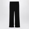 Chloé Black asymmetrical wool trousers
