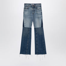  Chloé Three-coloured patchwork denim jeans