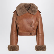  Chloé Boxy jacket in sheepskin and shearling