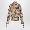Chloé Turtleneck jersey wool sweater with floral print