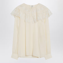  Chloé Ivory crêpe shirt