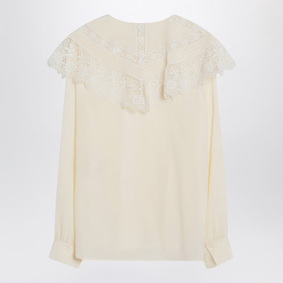 Chloé Ivory crêpe shirt