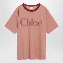  Chloé Pink cotton T-shirt with logo