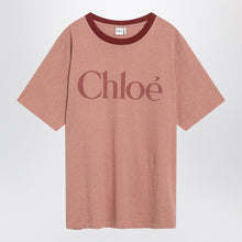  Chloé Pink cotton T-shirt with logo