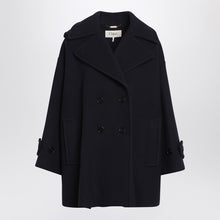  Chloé Wide blue double-breasted coat