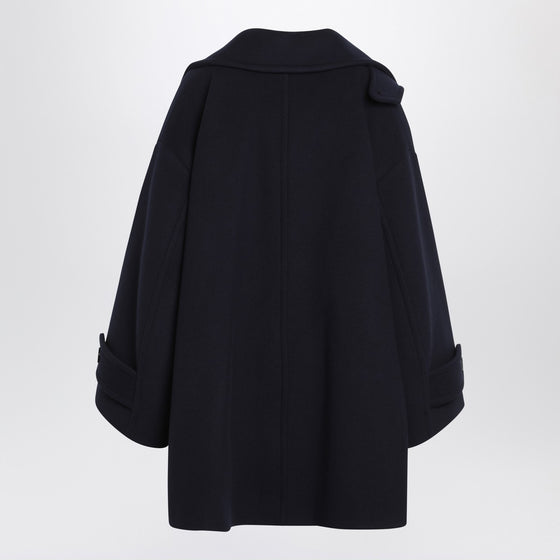 Chloé Wide blue double-breasted coat