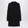 Chloé Black ruffled dress in silk blend